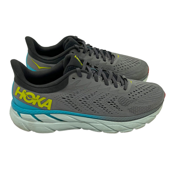 Hoka One One Other - Hoka One One Clifton 7 Gray Running Shoes Men's Size 8.5